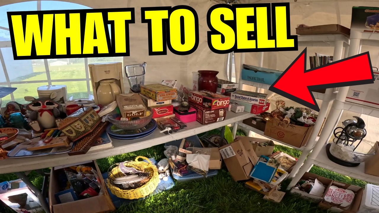 Making $1K Flipping Garage Sale Finds