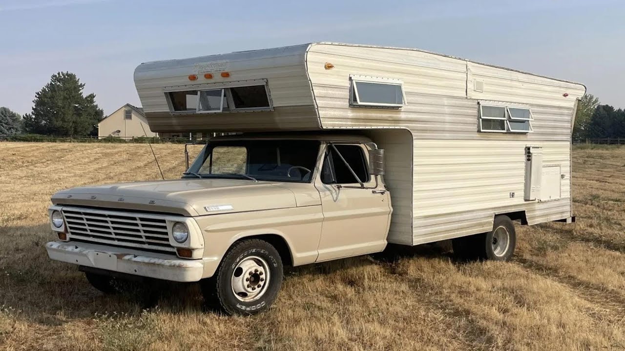 Кемпер Ford F 350 1967 года выпуска. Мотель на колёсах. Вы не поверите!