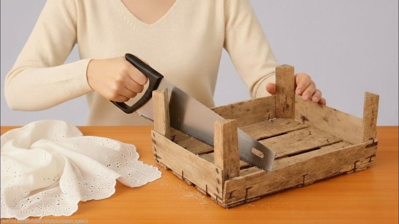 Don’t Toss Old and Rotten Fruit & Veg Crates! ♻️ 2 Amazing DIY Ideas 👍🥰