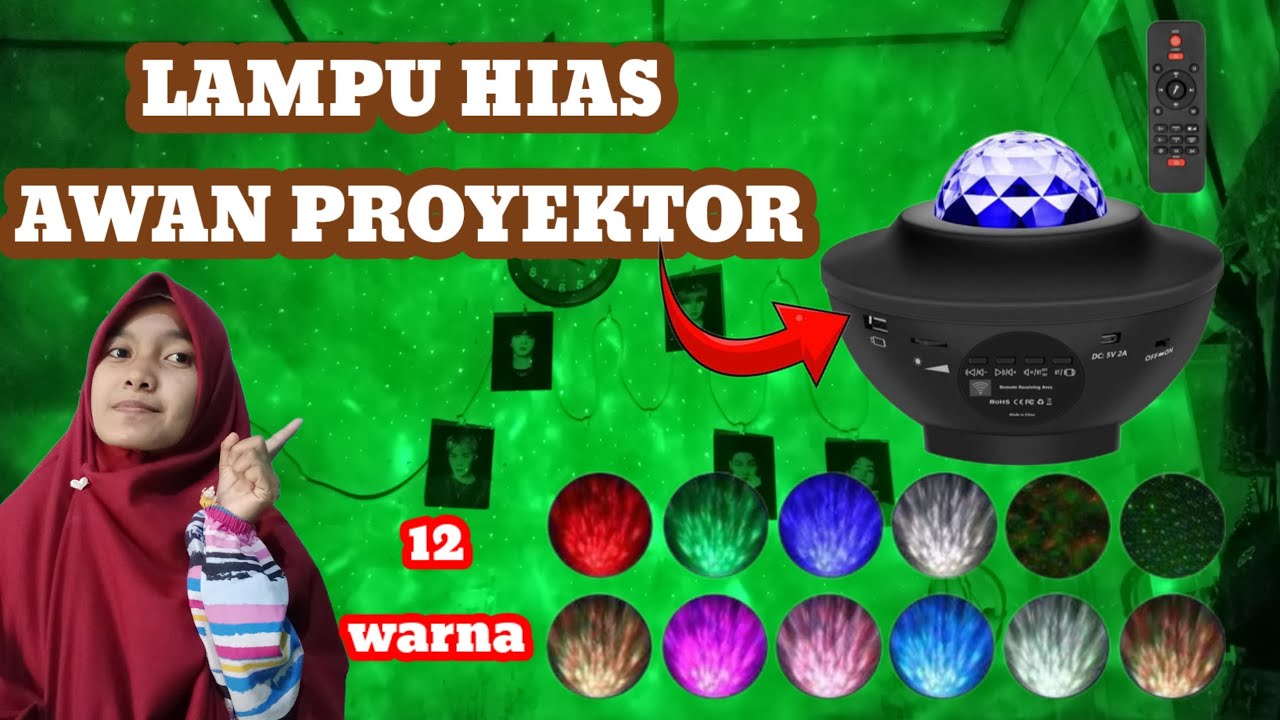 Lampu hias awan bintang proyektor terbaru 2026