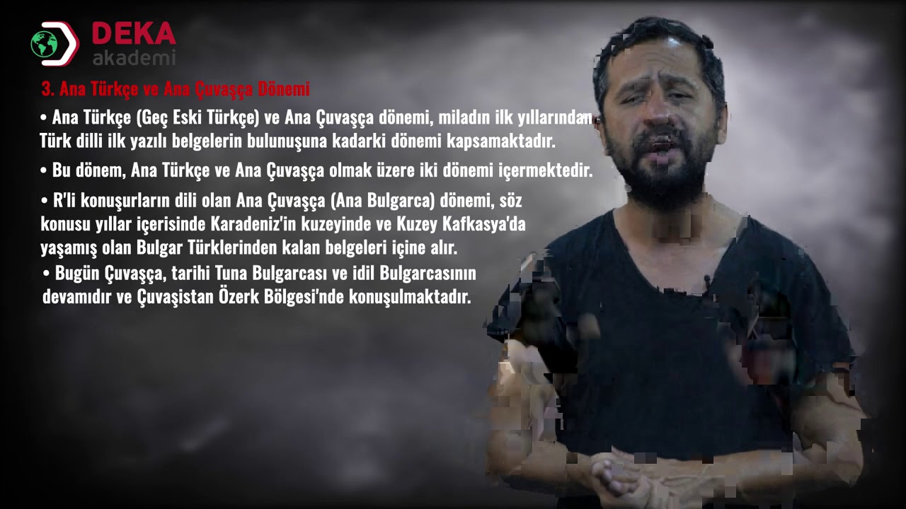 039 - Edebiyat ÖABT - Eski Türk Dili ve Yeni Türk Dili - Türk Dilinin Dönemleri - Kadir Kısa
