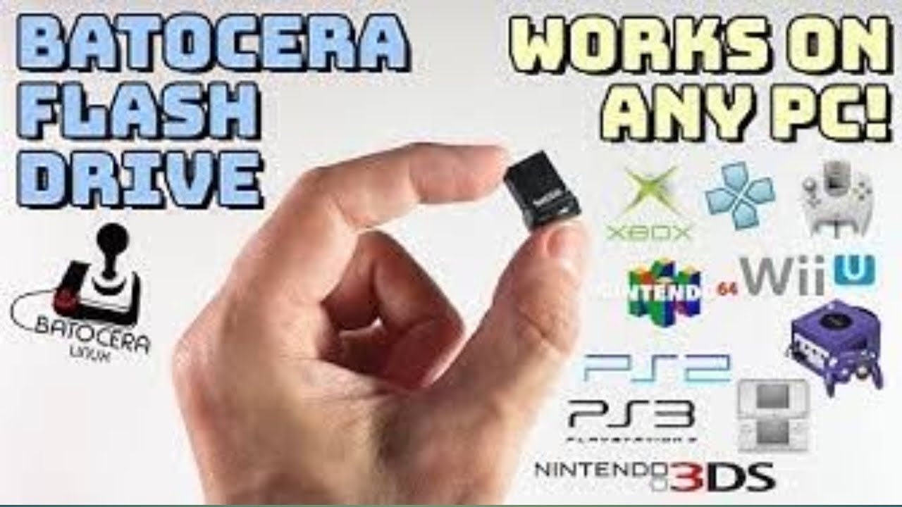 Tutorial membuat gaming station Batocera menggunakan flashdisk versi terbaru