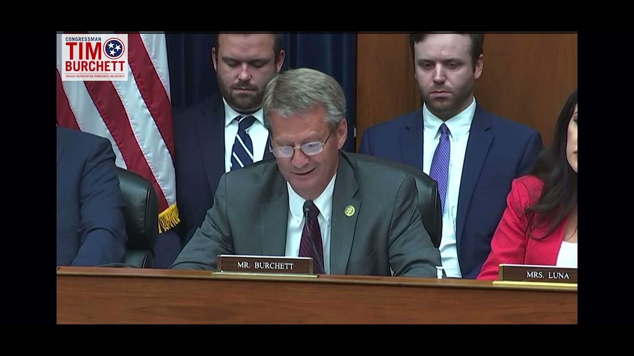 Rep. Burchett's opening statement before UAP hearing