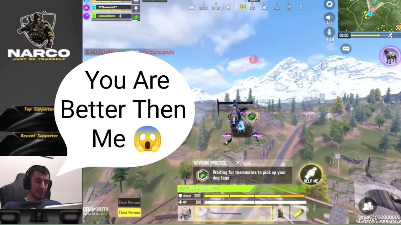 CoD Narco Spectating Pro Random Player In His Squad Then This Happen 😱 | Call Of Duty Mobile