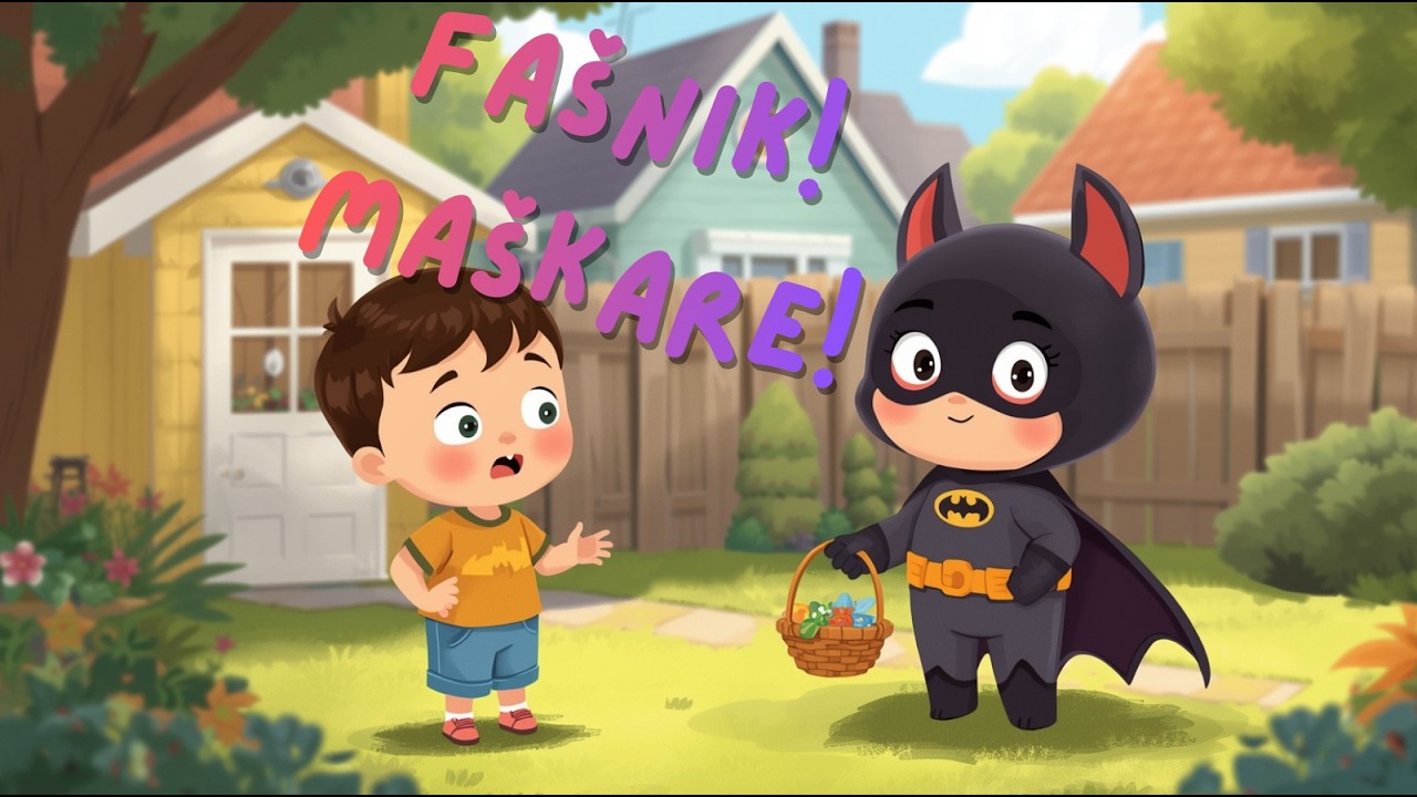 Fa&scaron;nik! 🦇 - Vesela pjesmica za djecu - NOVO! (Maskenbal, Ma&scaron;kare)