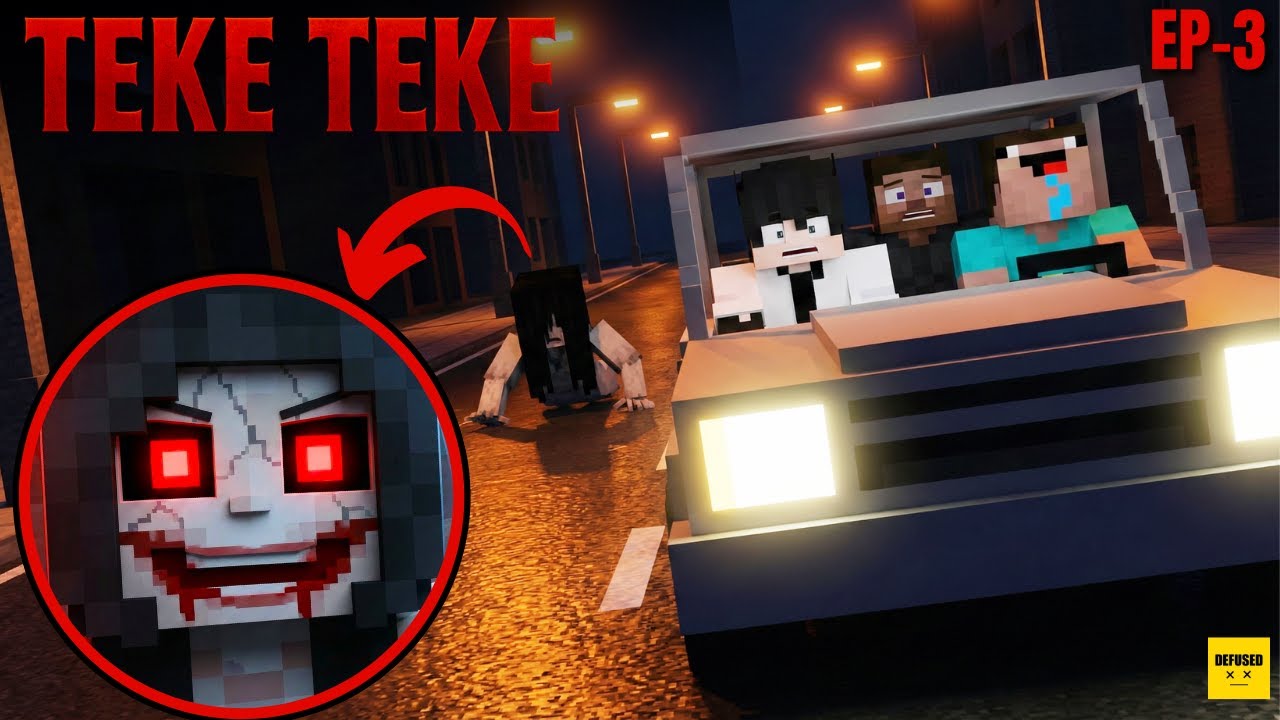 The Crawling Lady 😨 Ep-3 | TEKE TEKE S2 | Minecraft Horror Story