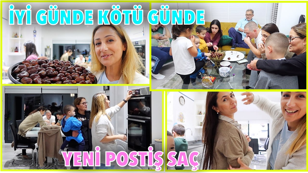 KESTANE tüm aileyi bir araya getirdi 🎉 MİSAFİR AKŞAM YEMEĞİ MENÜSÜ 👩🏻‍🍳 SAÇLARINI NASIL UZATTI? VLOG