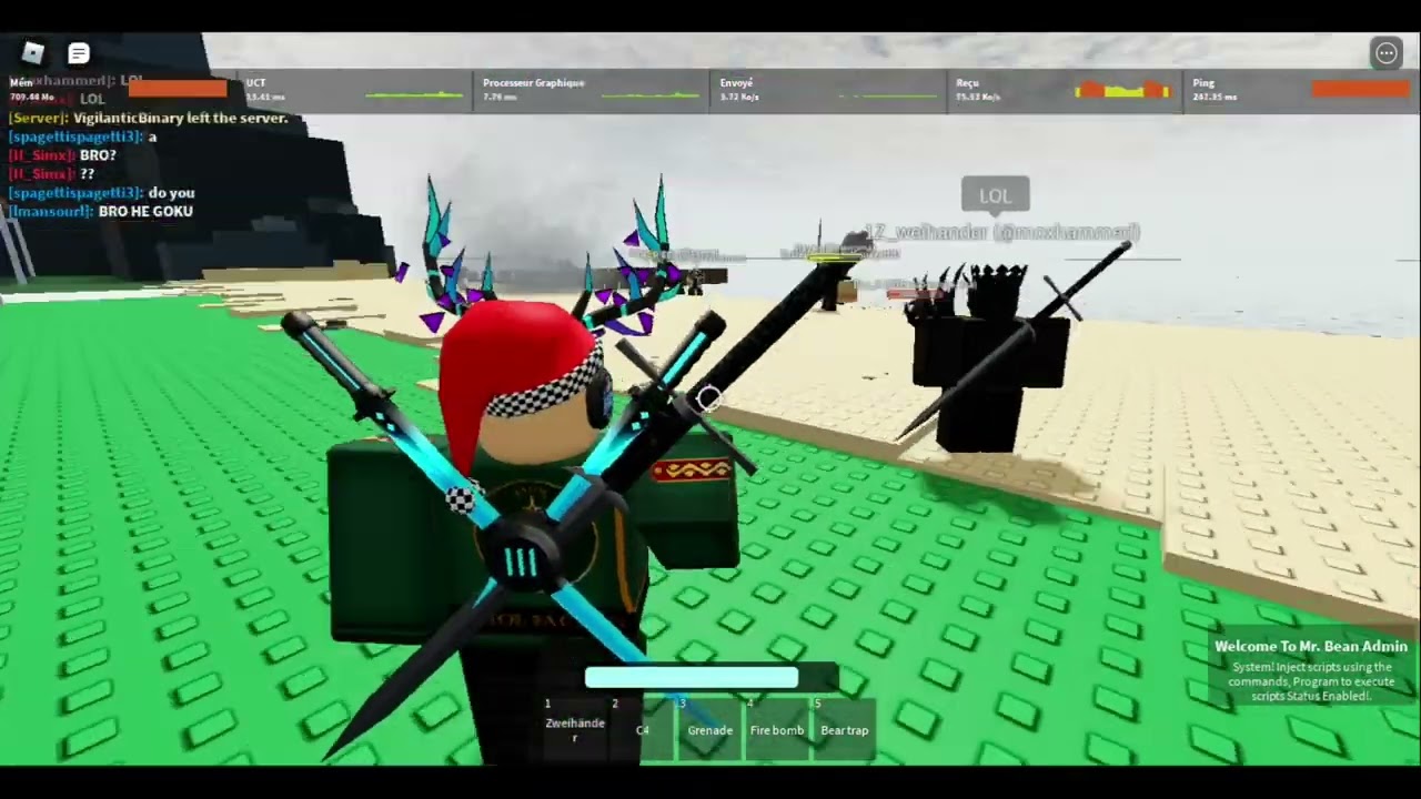 H1robrine using mod stuff in mortem metallum beta 😂 (long time ago)
