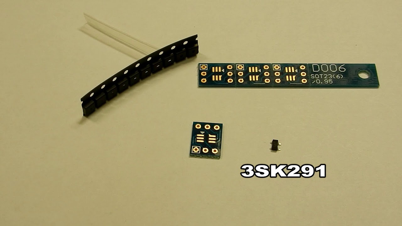デュアルゲートMOS FETによる周波数変換の実験