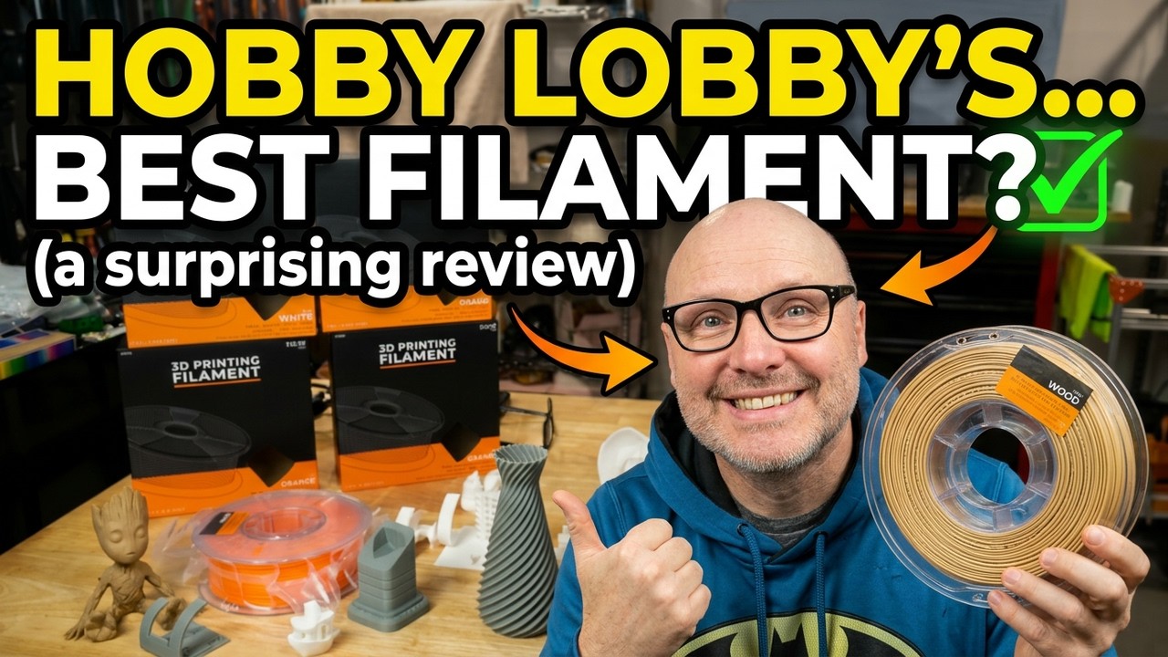 Hobby Lobby продаёт филамент для 3D-принтеров?! Полный обзор и тесты печати