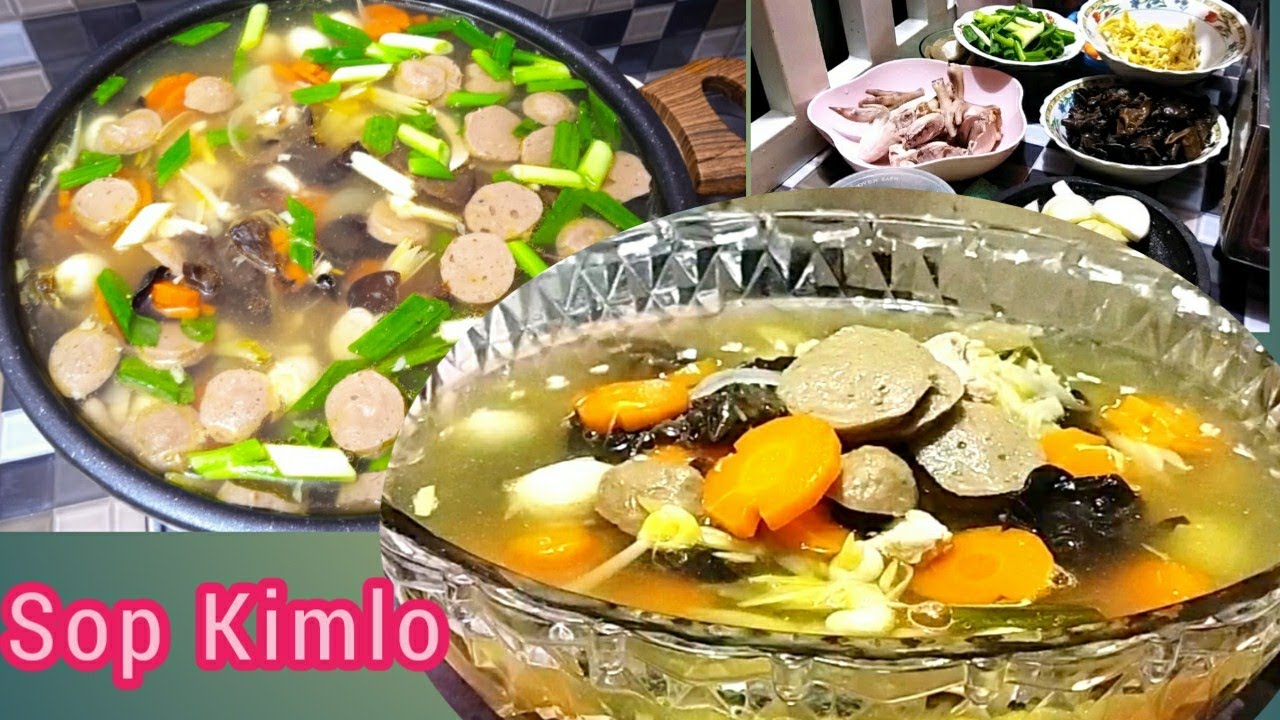 RESEP SAYUR SOP KIMLO Untuk 30 Porsi