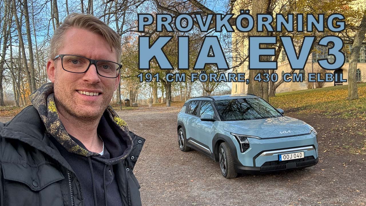 Provk&ouml;rning Kia EV3 &ndash; liten elbil och l&aring;ng f&ouml;rare