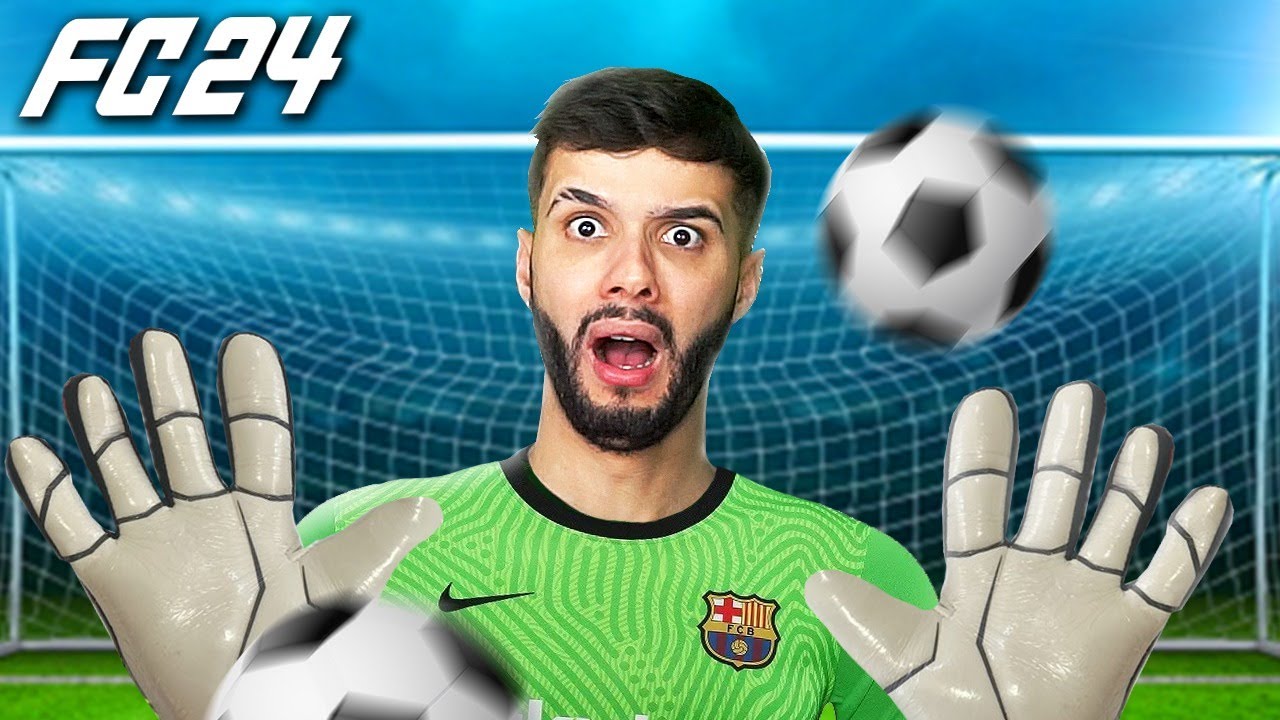 INICIEI MINHA CARREIRA COMO GOLEIRO NO FC 24!