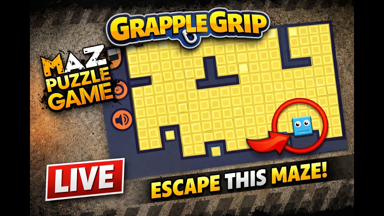 Grapple Grip Gameplay Live 🔥 Ultimate Hook Challenge | Can I Win?
