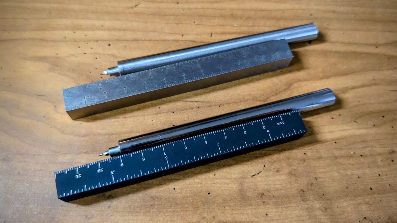 CW&T Pen Type A, черная линейка Cerakote с корпусом из полированной нержавеющей стали Hi-tec-c #P...
