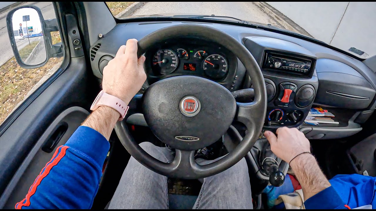 2007 Fiat Doblo [1.3 75HP| POV Test Drive #1113 Joe Black