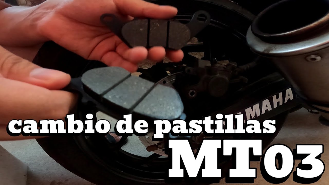CAMBIO DE PASTILLAS DE FRENO YAMAHA MT03