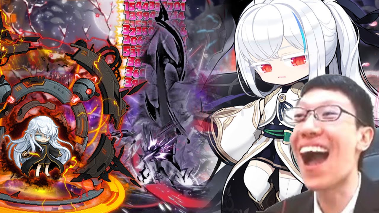 MapleStory SUPER INSANE New Job 'Len' vs Hard Lotus!!