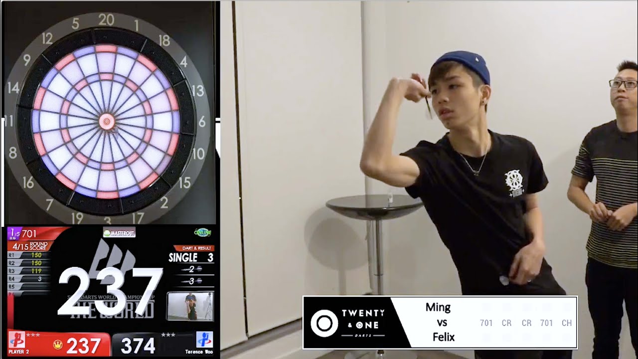 【精彩重溫】Ming vs Felix｜初賽第一回合小組賽（下半場）｜Twenty & One Darts