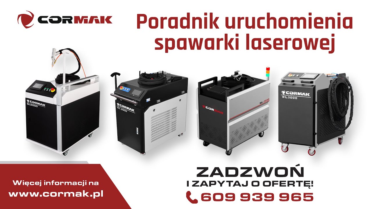 Jak Uruchomić Spawarki Laserowe CORMAK – Kompletny Poradnik Krok po Kroku - Instrukcja wideo