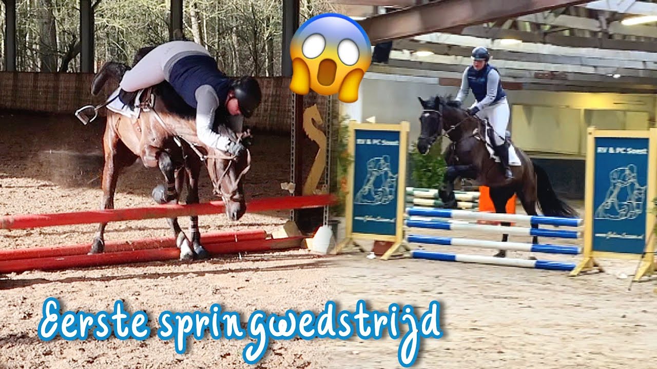 GEVALLEN op EERSTE SPRINGWEDSTRIJD met Balou!? | Vlog 37 Lee & Esmé