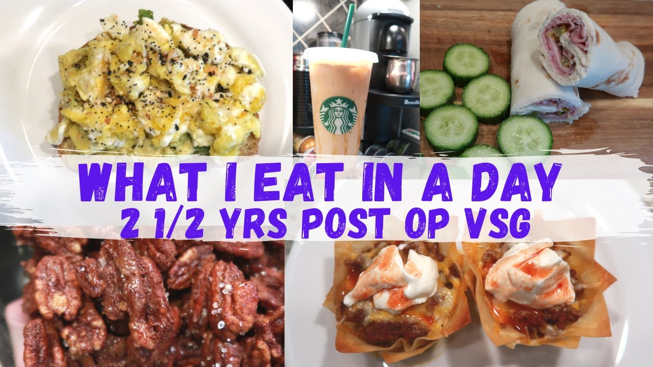 WHAT I EAT IN A DAY // POST OP VSG SURGERY // GASTRIC SLEEVE FULL DAY OF EATING || Stacey Birdsong
