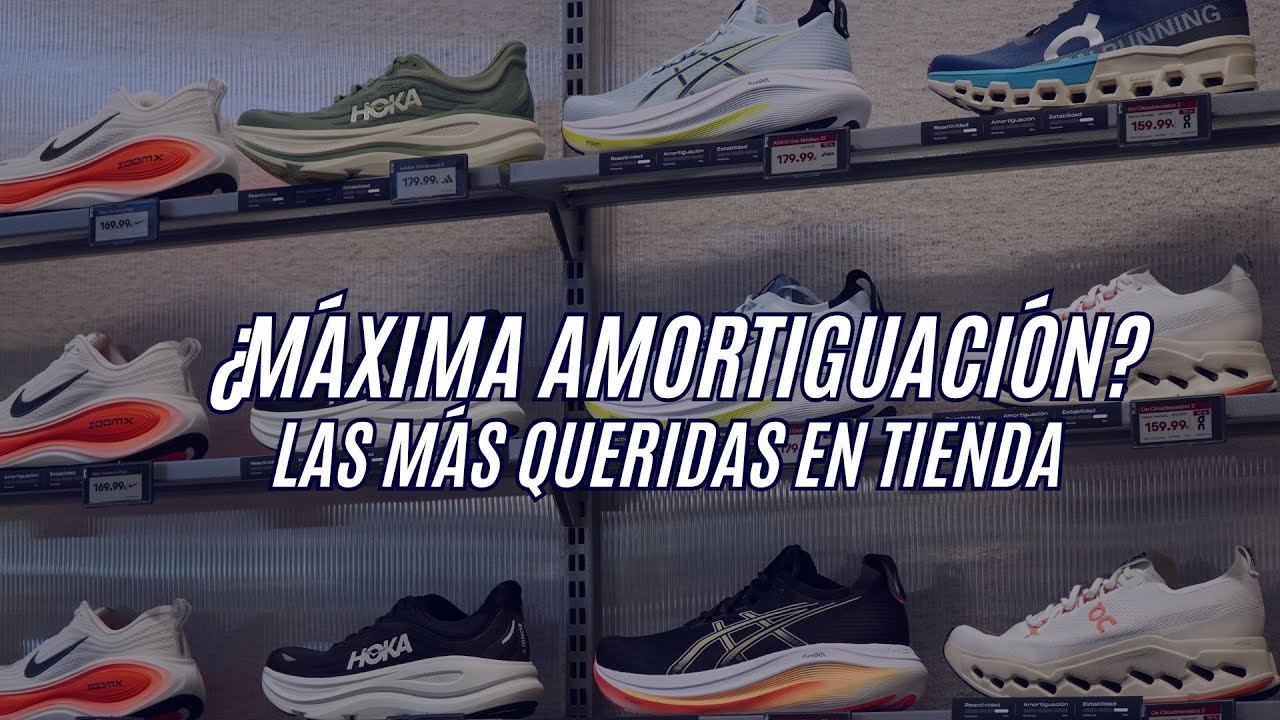 ¿Buscas zapatillas de MÁXIMA AMORTIGUACIÓN? 🏃‍♂️💥 Descubre las MÁS QUERIDAS en tienda