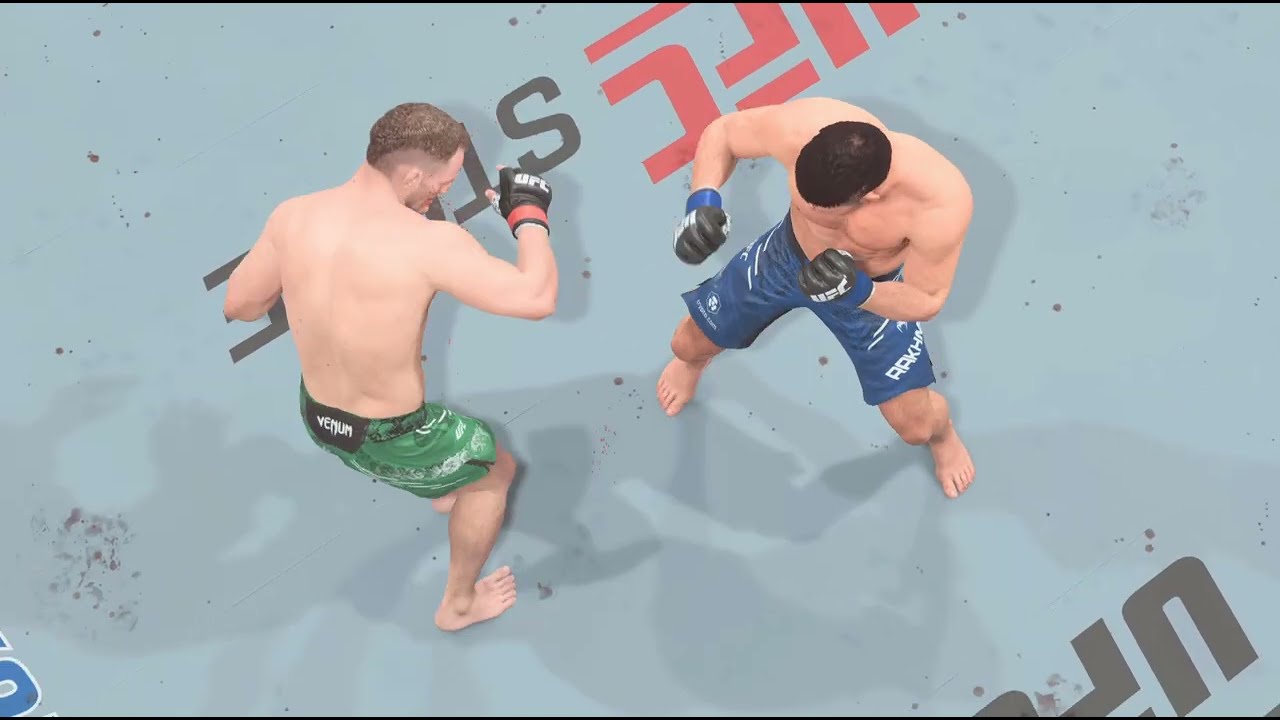 UFC 300 Shavkat Rakhmonov vs Jack Della Maddalena full fight simulation 