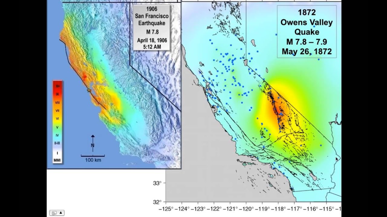 Owens Valley Quake 1872