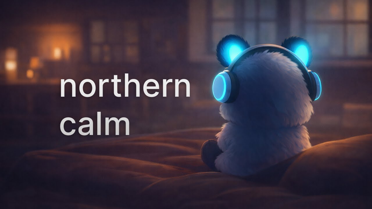 cozy night lo-fi – Aurora over a quiet room