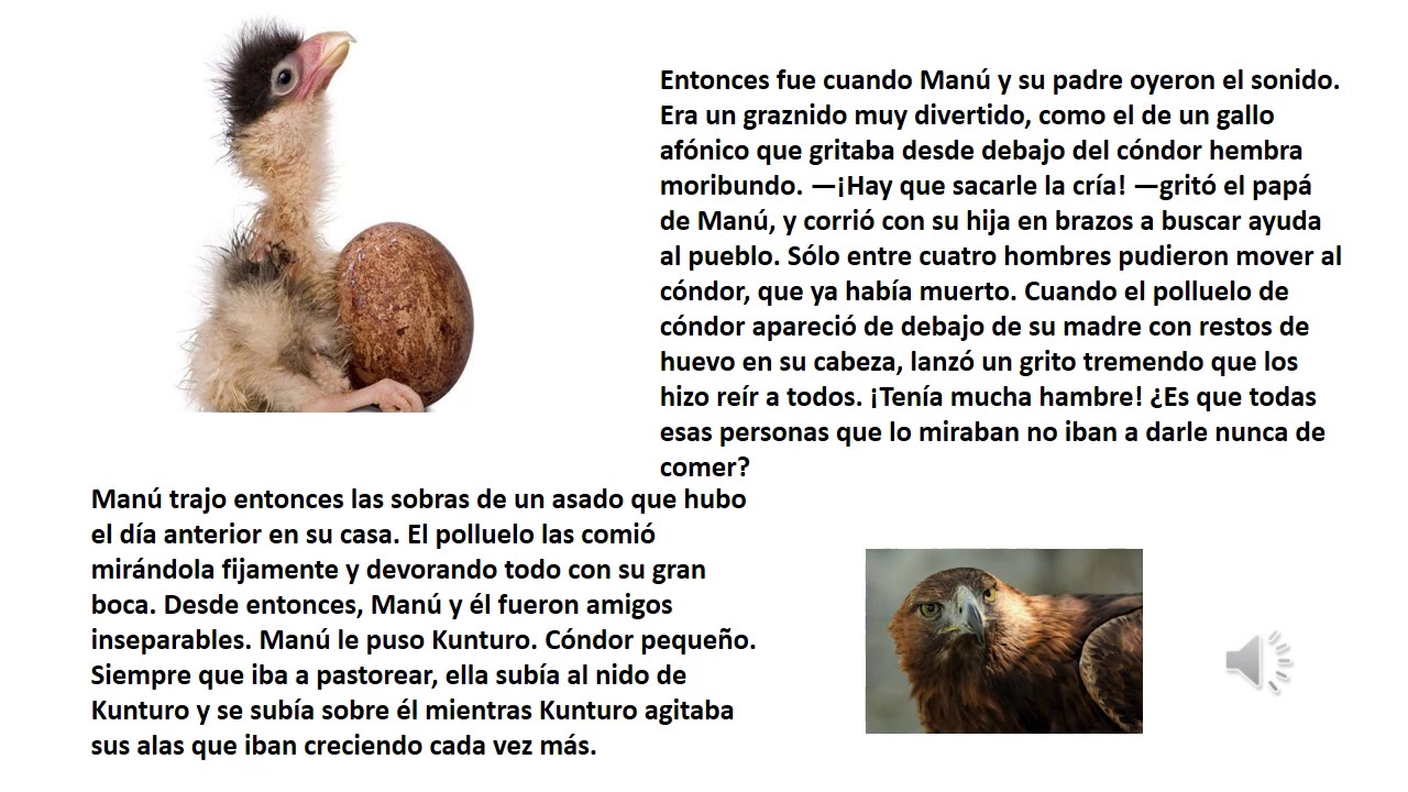 La historia de Manú..Ana María del Rio