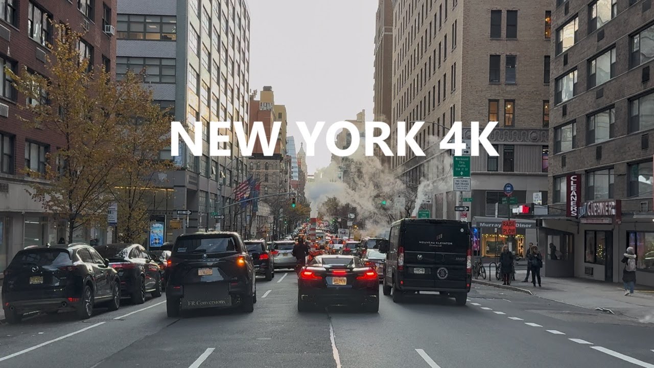 4K New York - Driving tour of Manhattan ( Lexington Avenue ) - Dec 3, 2025