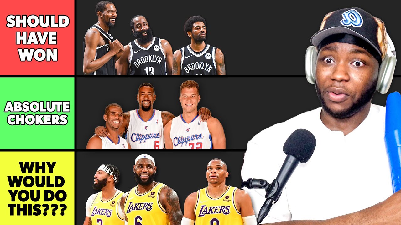 Tier Listing The WORST Big 3s In NBA History