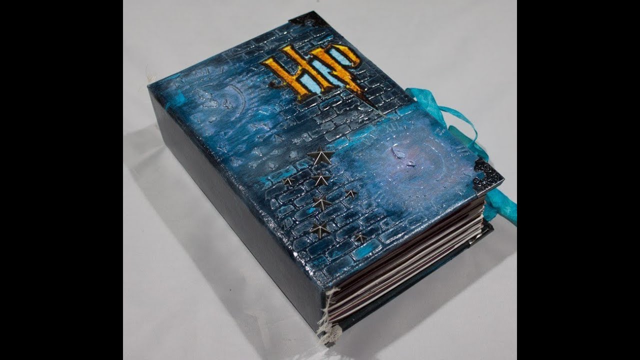 Harry Potter ... A Handcrafted Junk Journal.  A 6x9 Journal that was created as a custom order.