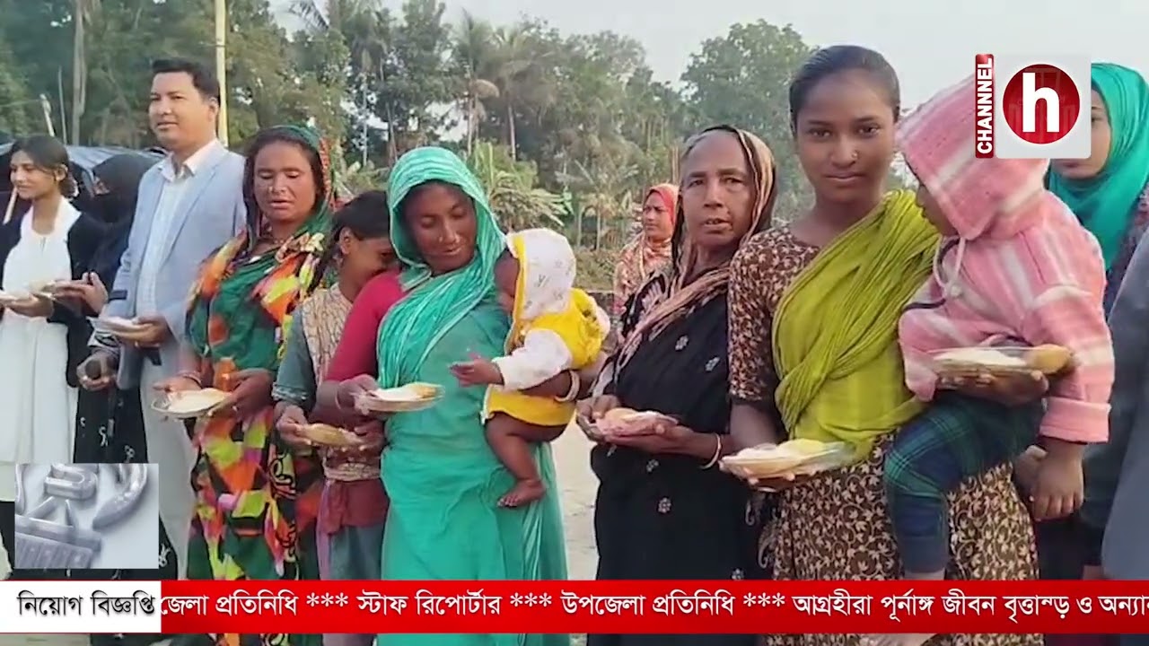 সাতক্ষীরায় বেদেপল্লীর শিশুদের নিয়ে বন্ধুসভার ব্যতিক্রমধর্মী পিঠা উৎসব