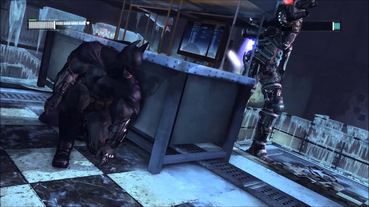 Batman Arkham City: Mr Freeze Game Plus mode Fight