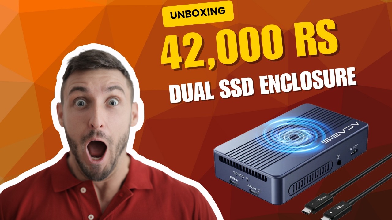 ACASIS TBU405 Pro Max Dual bay NVME SSD Docking Station Enclosure | includes Predators SSDs, GM7