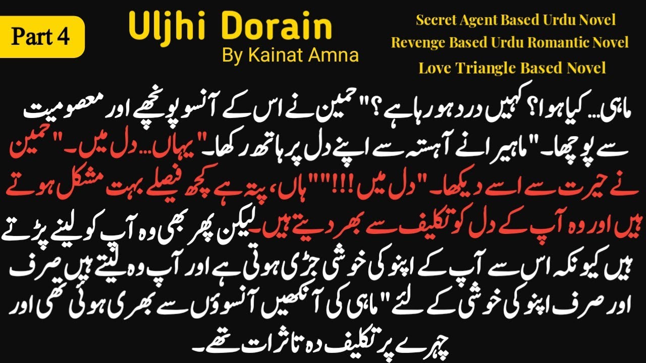 Uljhi Dorain by Kainat Amna Part 4