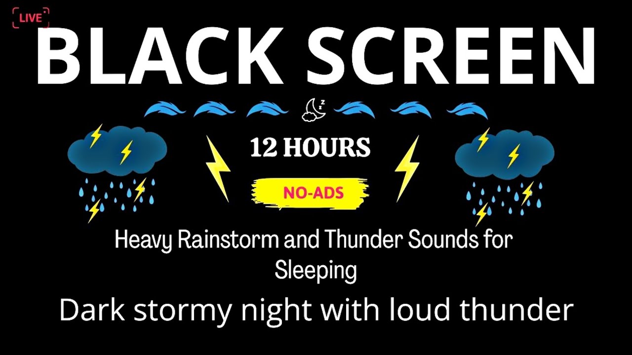 Instant Sleep Trigger 🌙 Rain Sound for Sleeping with Gentle Rain Ambience 🌧️💤 Black Screen Rain 
