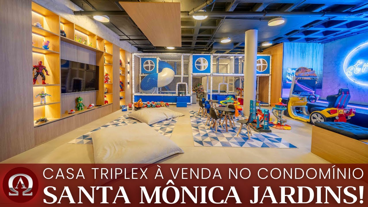 CASA TRIPLEX à venda no condomínio SANTA MÔNICA JARDINS na BARRA DA TIJUCA no Rio de Janeiro / RJ!