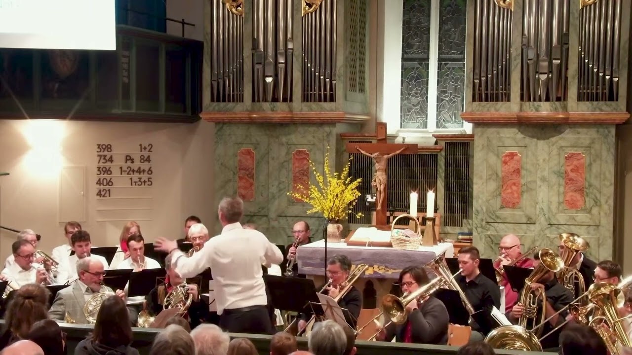 Nun danket alle Gott (EG 321) - Posaunenchor Wolfschlugen (Mit Gemeindegesang)