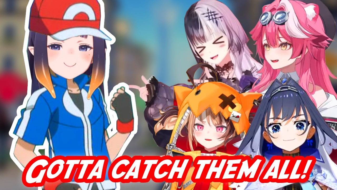 Ina is still playing Pokemon during a collab【HoloEN】