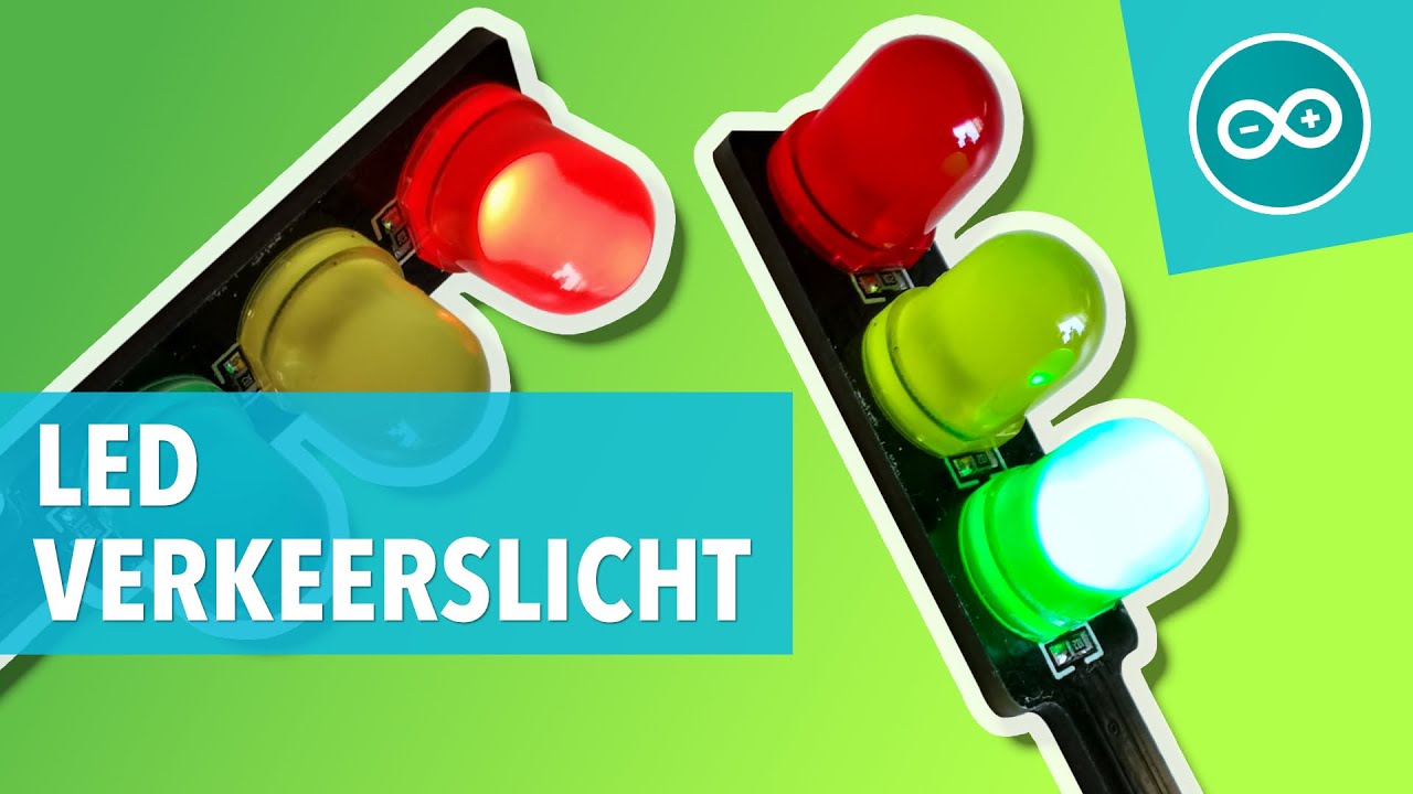 🇳🇱 LED VERKEERSLICHT / STOPLICHT - Arduino les #27