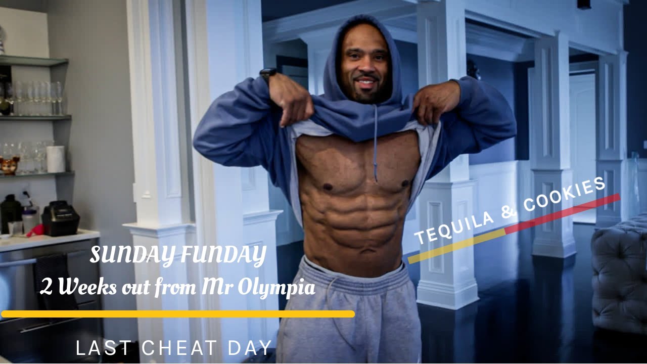 Tequila, Cookies & Burgers 2 Weeks out from Mr. Olympia 2020- IFBB Pro Cheat Day