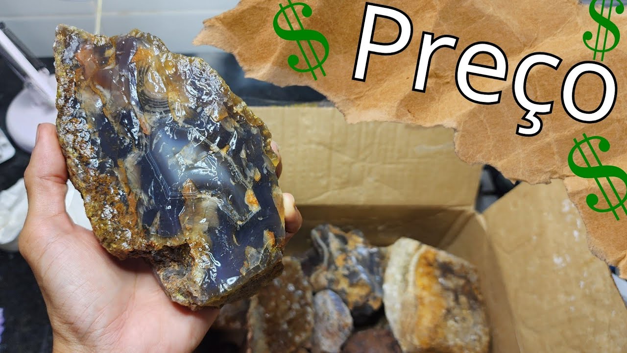 ABRINDO CAIXA MISTERIOSA DE PEDRAS PRECIOSAS veja oque veio dentro !!!