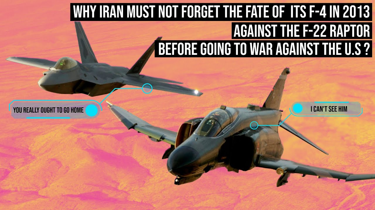 Iranian F-4 Phantom vs U.S. F-22 Raptor in 2013 | Iran will get shiver remembering it !