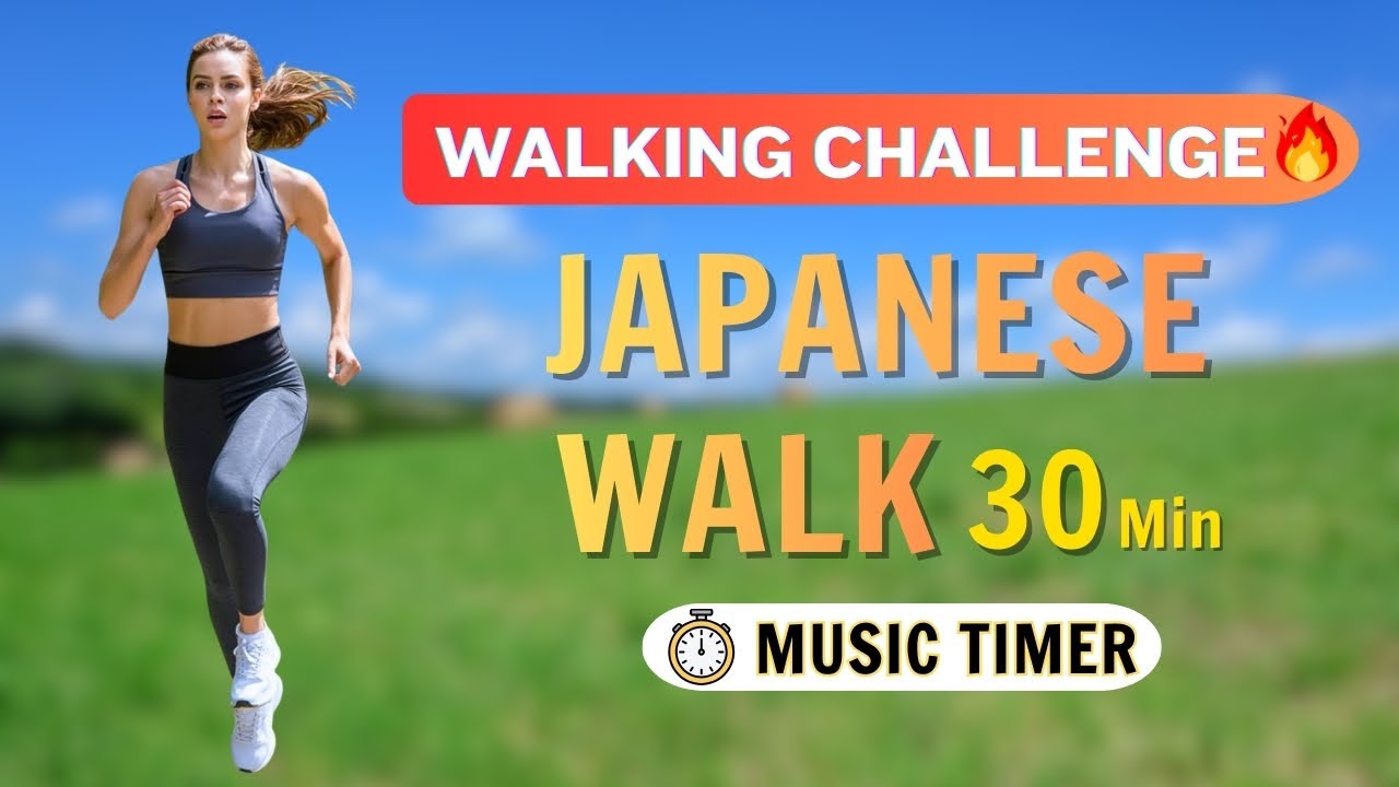 Burn Fat🔥 & Boost Energy ⚡️| 30 Min Japanese Walking Workout | Easy & Effective Home Cardio