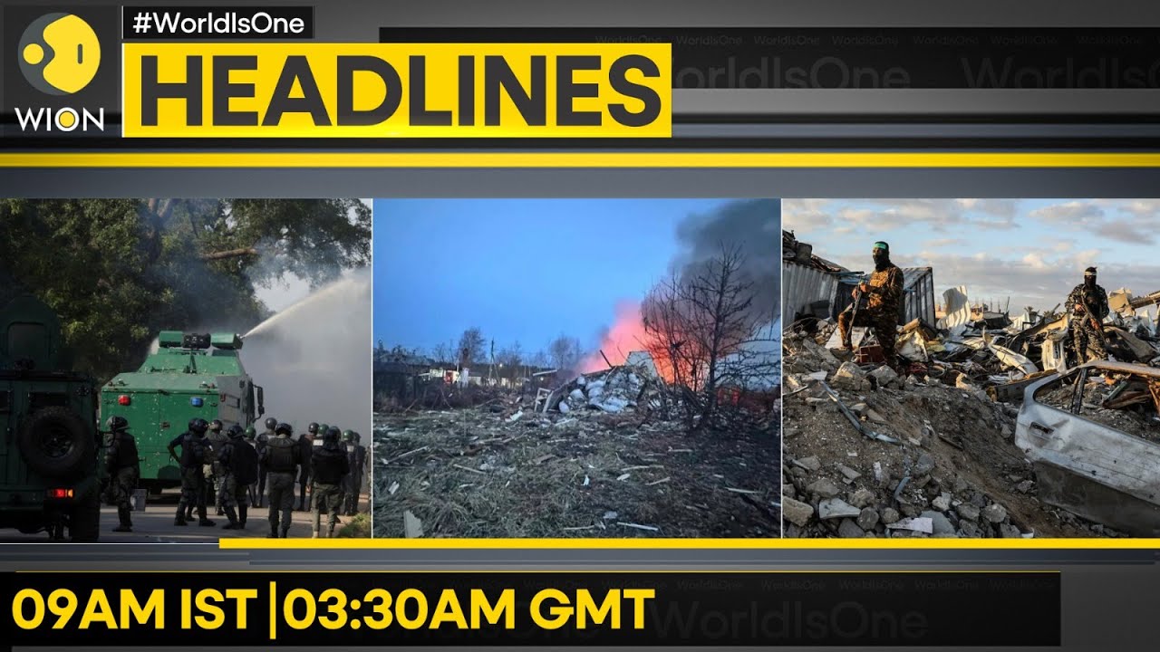 Russia-Ukraine War | Moscow: Ukraine Launches Major Drone Attack | WION HEADLINES