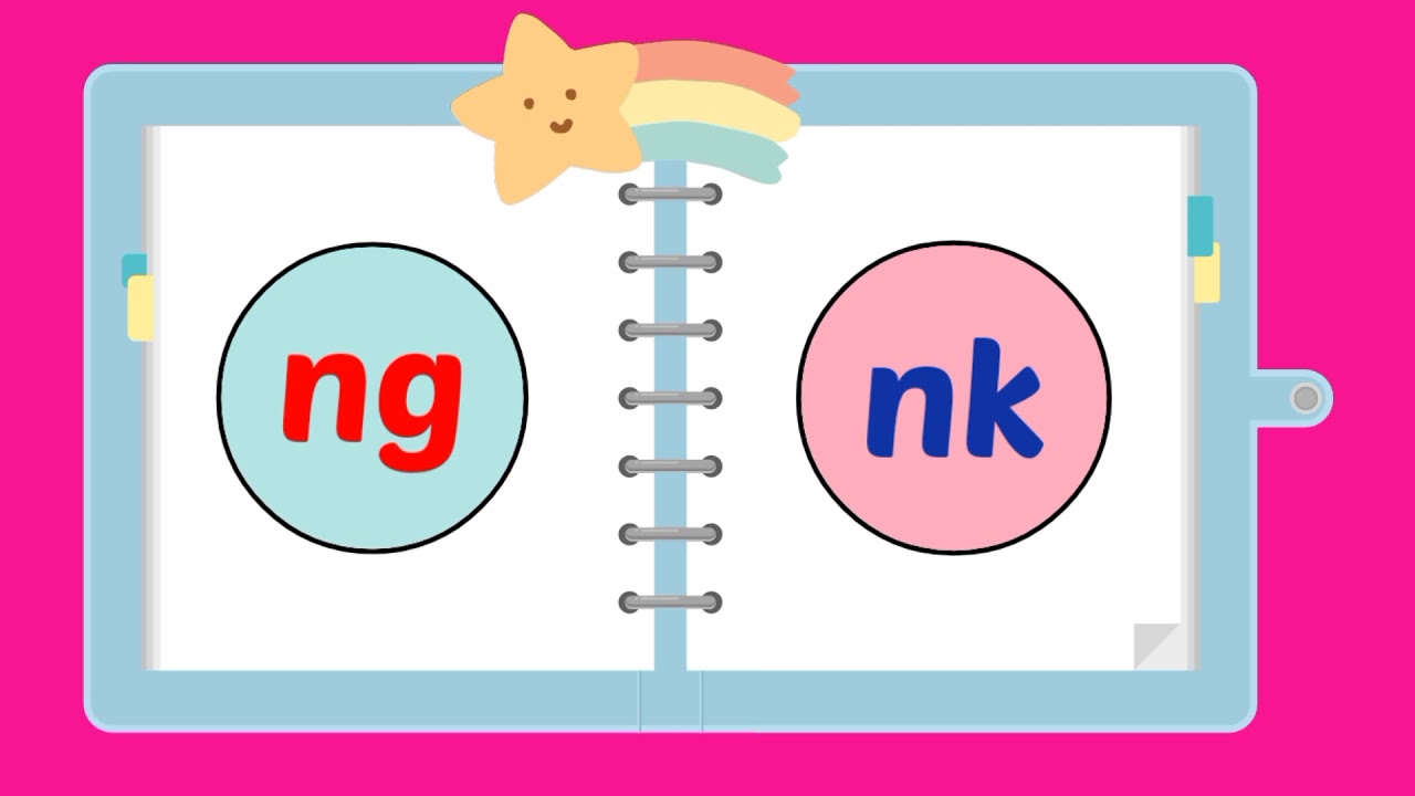 Words with Digraph -NG and -NK | Kindergarten