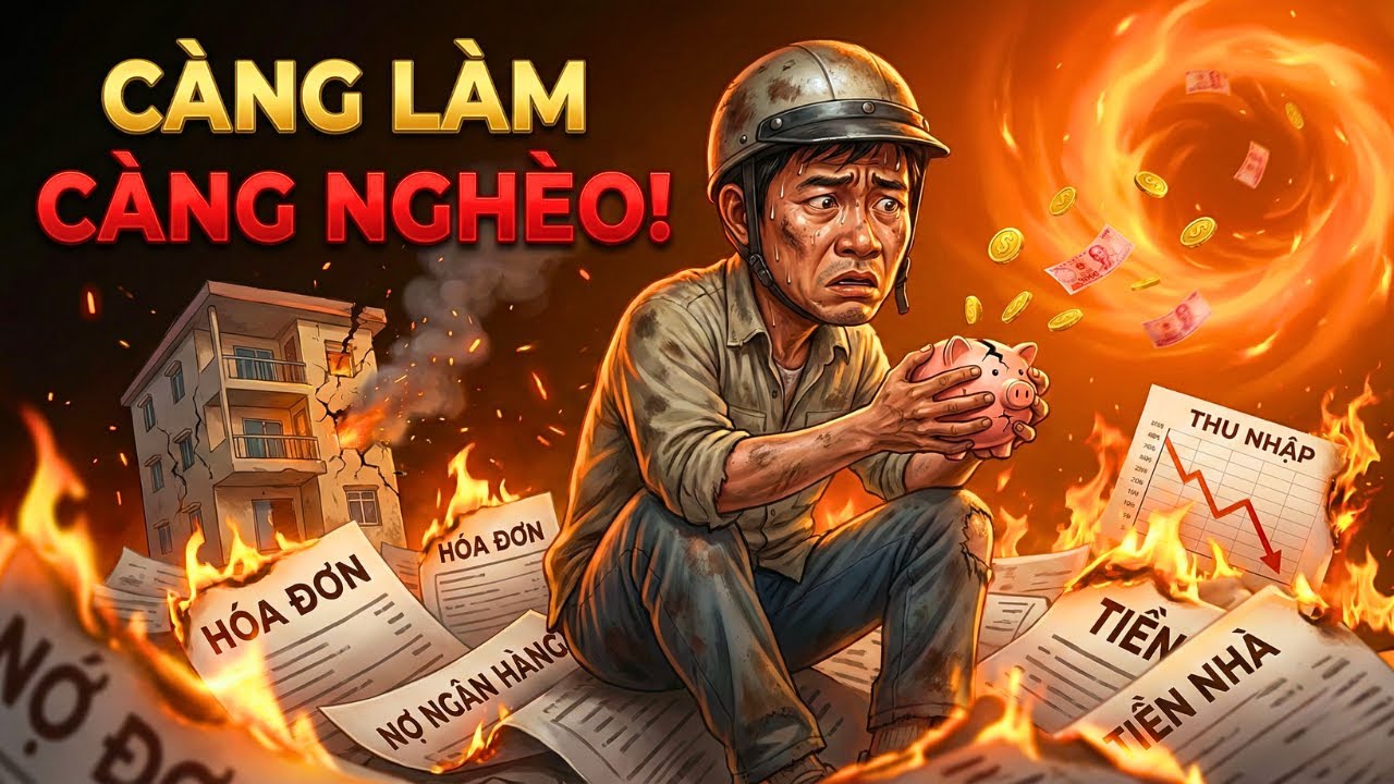 Sự thật phũ phàng: Tại sao càng làm việc chăm chỉ, bạn lại càng nghèo đi?